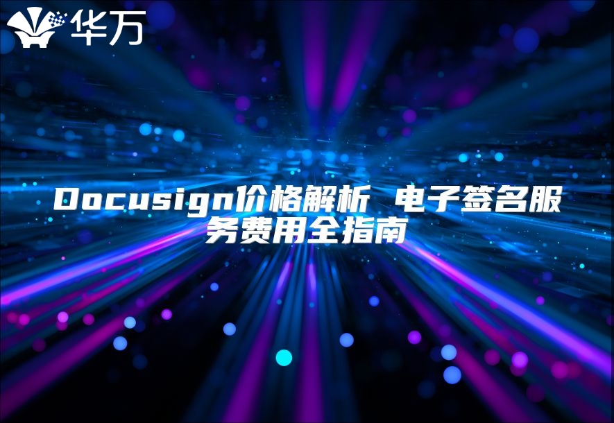 Docusign價格解析 電子簽名服務費用全指南