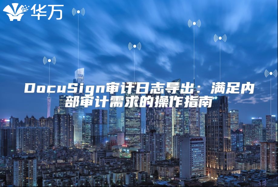 DocuSign審計日志導出：滿足內部審計需求的操作指南
