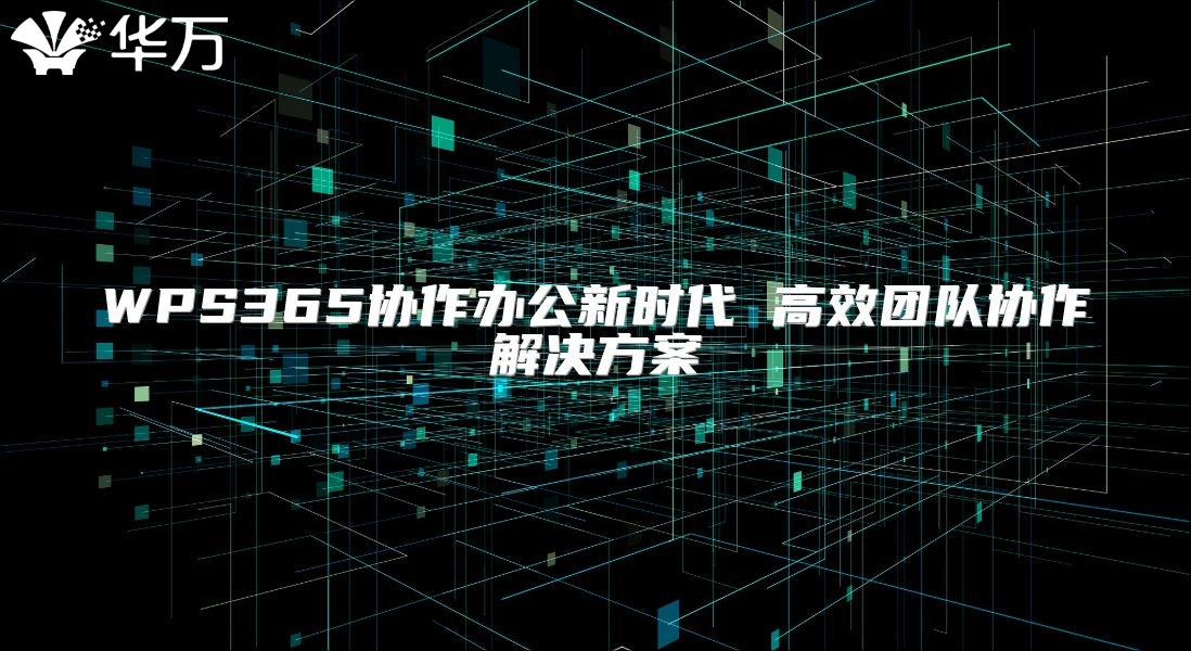 WPS365協(xié)作辦公新時(shí)代 高效團(tuán)隊(duì)協(xié)作解決方案