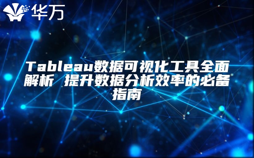 Tableau數(shù)據(jù)可視化工具全面解析 提升數(shù)據(jù)分析效率的必備指南