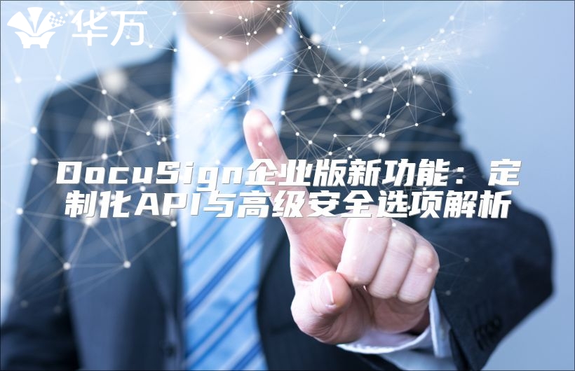 DocuSign企業版新功能：定制化API與高級安全選項解析