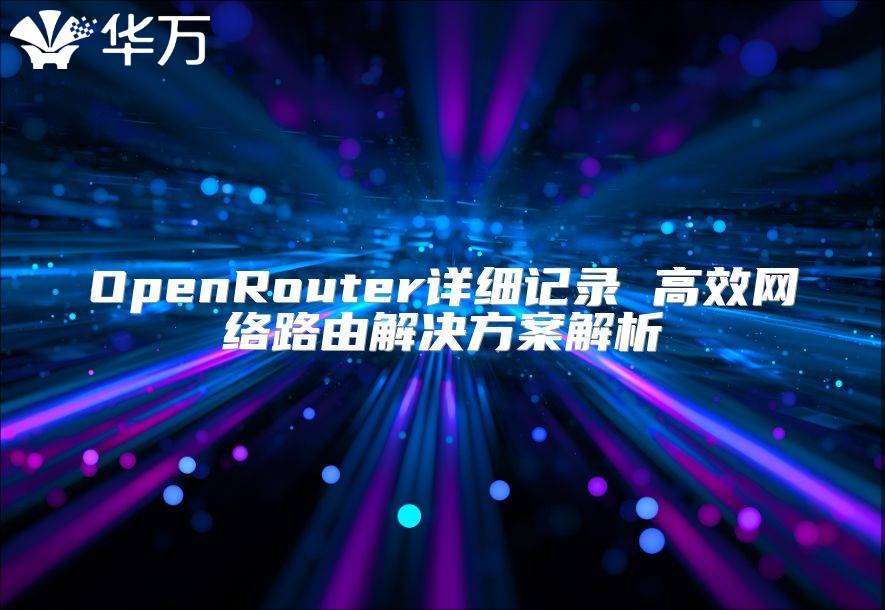 OpenRouter詳細(xì)記錄 高效網(wǎng)絡(luò)路由解決方案解析