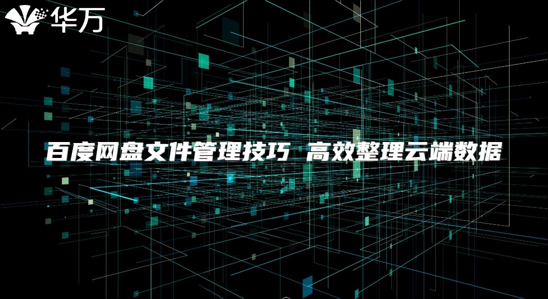 百度網盤文件管理技巧 高效整理云端數據