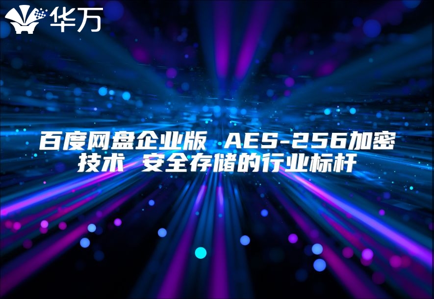 百度網盤企業版 AES-256加密技術 安全存儲的行業標桿