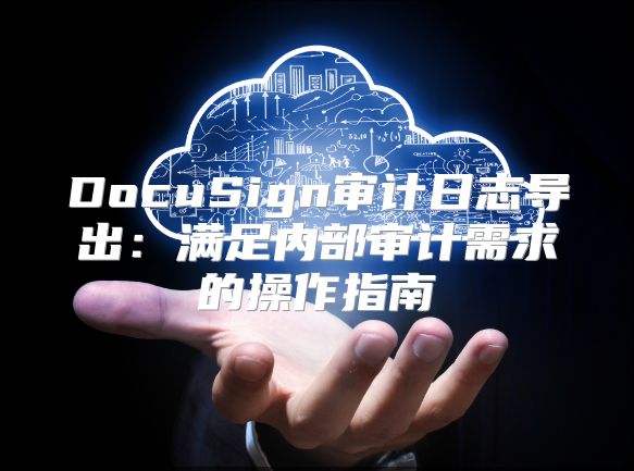 DocuSign審計日志導(dǎo)出：滿足內(nèi)部審計需求的操作指南