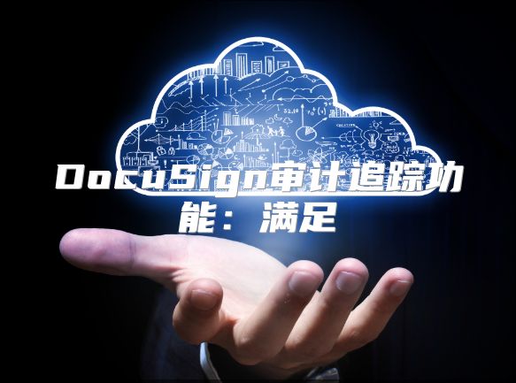 DocuSign審計追蹤功能：滿足