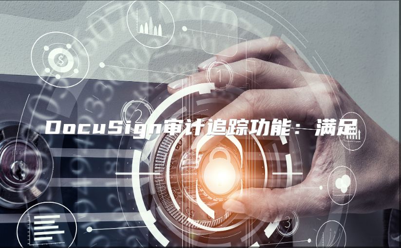 DocuSign審計追蹤功能：滿足