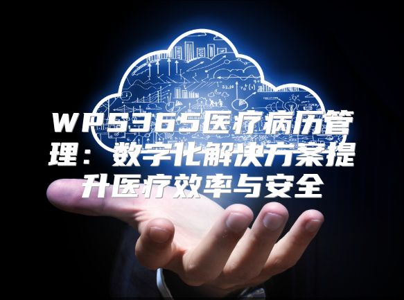WPS365醫(yī)療病歷管理：數(shù)字化解決方案提升醫(yī)療效率與安全