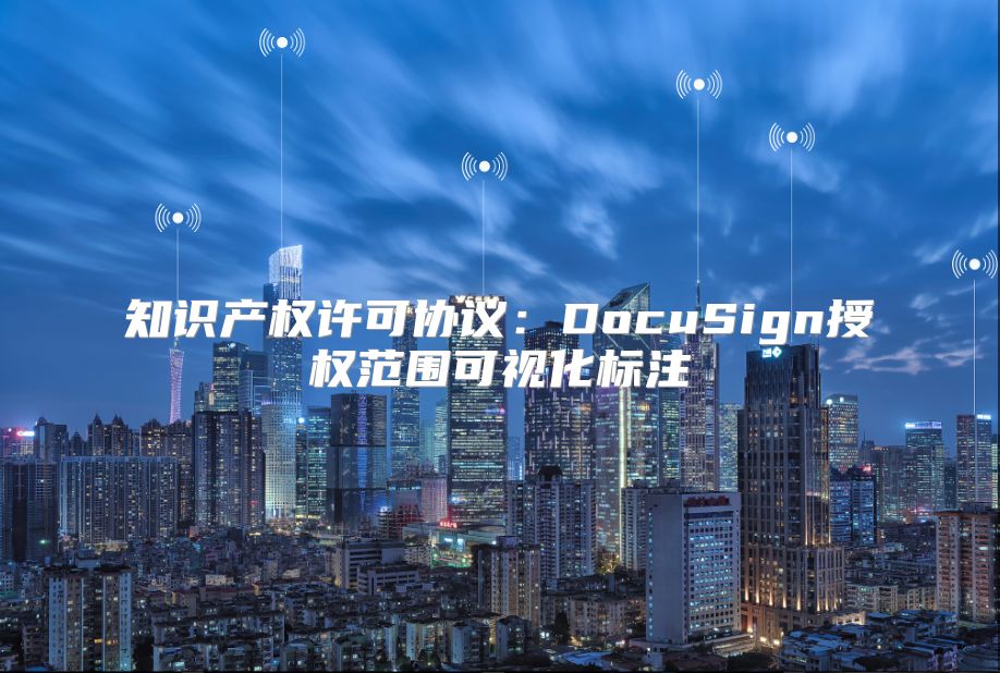 知識產權許可協議：DocuSign授權范圍可視化標注