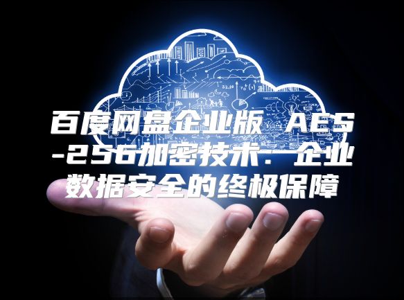 百度網盤企業版 AES-256加密技術：企業數據安全的終極保障