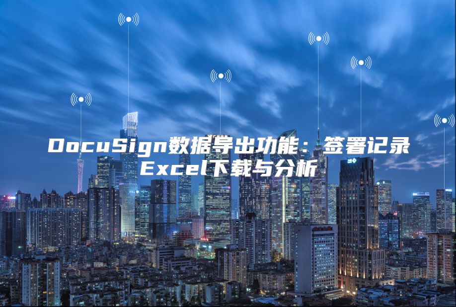 DocuSign數據導出功能：簽署記錄Excel下載與分析